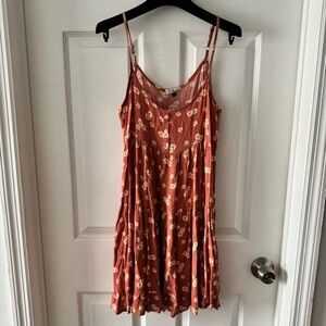 Wild Moss 100% Rayon Boho Floral Dress 🌼